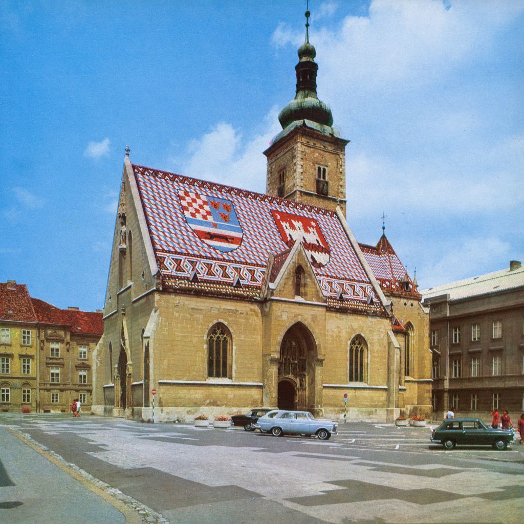 Crkva sv. Marka, Markov trg oko 1967. godine